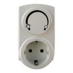 HortiTec Lüfterdimmer 300 W - Zwischenstecker mit stufenlosem Drehzahlregler (Phasenanschnitt)