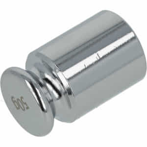 Justiergewicht 50 g - Präzisionsgewicht zur Kalibrierung von Waagen