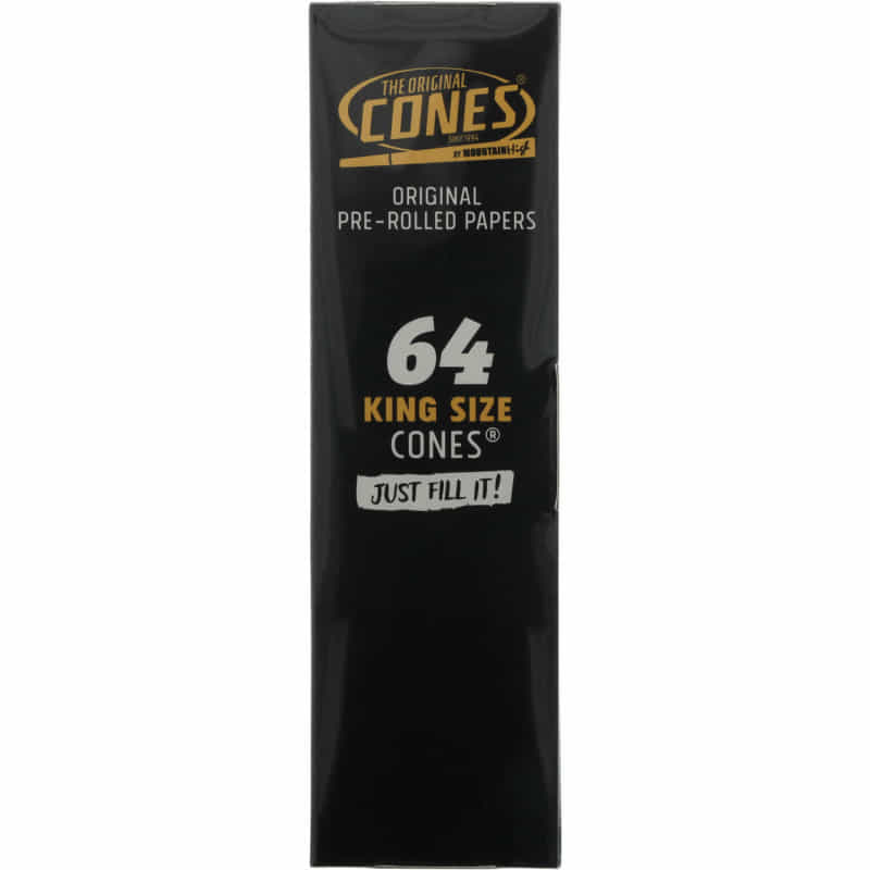 King Size Cones 109 mm Display VE64 – vorgerollte Hülsen mit Filter