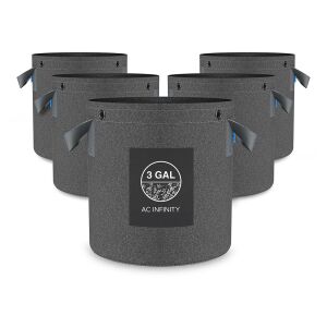 AC Infinity Stofftopf rund aus Vliesstoff 500 g/m²,...