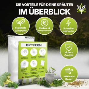 DRYFERM BAG Trocknungs-Set (3+1) inkl. Weedmaster - div....