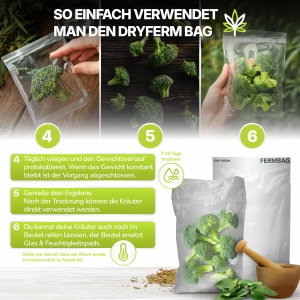 DRYFERM BAG Trocknungs-Set (3+1) inkl. Weedmaster - div. Größen
