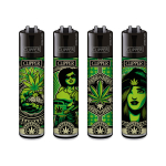 CLIPPER Feuerzeug 4er Set - Grass Art #2 Sammler-Edition