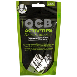 OCB Activ Tips Regular Aktivkohlefilter - 8 mm...