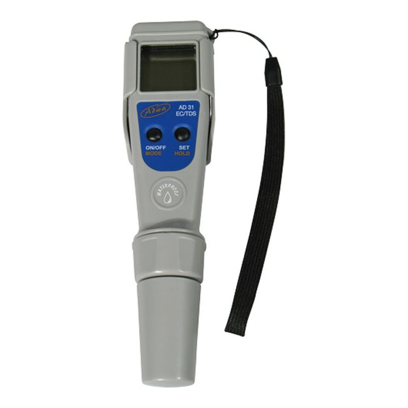 ADWA AD31 EC/TDS/Temperatur Pocket Tester - wasserdichtes EC-Messgerät IP67 mit austauschbarer Elektrode