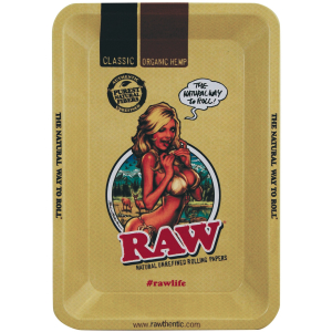 RAW Girl Rolling Tray Small 27,5 x 17,5 cm Metall...