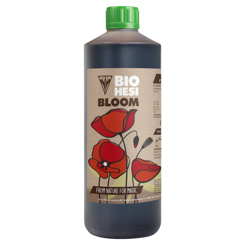 Hesi BIO BLOOM - 100% natürlicher & veganer Blütendünger 1 Liter