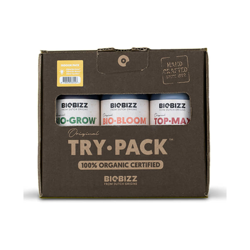 Biobizz Try-Pack Indoor - Organisches Dünger-Starterset (3 x 250 ml)