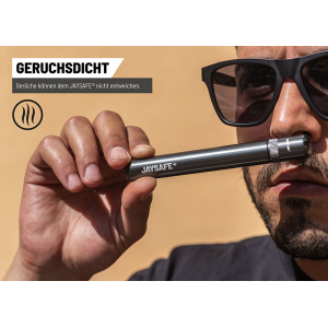 FIRE-FLOW™ JAYSAFE Aluminium Joint Case - Wasserdichte Transporthülse Rose Onyx