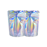 Mylar-Folienbeutel Holographic 140x85mm (VE 50 Stück) - Wasserdicht & Wiederverschließbar