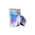 Mylar-Folienbeutel Holographic 140x85mm (VE 50 Stück) - Wasserdicht & Wiederverschließbar